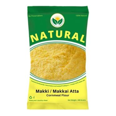 Natural Spices Makai Atta, 3 Kg (Cornmeal Flour / Makkai)